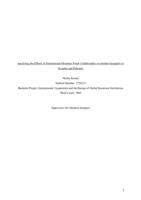 Analyzing the Effects of International Monetary Fund Conditionality on Gender Inequality in Ecuador and Pakistan