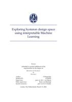 Exploring hysteron design space using interpretable Machine Learning