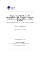 Improving QSAR model performance by relaxing linearity using smoothing splines within GAMs
