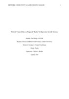 Network connectivity as a prognostic marker for depression severity increase