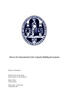 Drivers for International Cyber Capacity Building Investments
