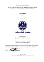 SHAPING OUR ENVIRONMENT: A CASE STUDY ON THE EFFECT OF LEADERS’ AND POPULATIONS’ AGENCY ON ECONOMIC PERFORMANCE IN ETHIOPIA