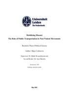 Mobilizing Dissent: The Role of Public Transportation in Non-Violent Movements