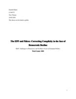 The EPP and Fidesz: Correcting Complicity in the face of Democratic Decline