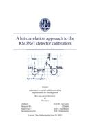 A hit correlation approach to the KM3NeT detector calibration