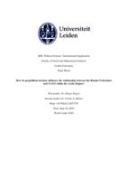 How do geopolitical tensions influence the relationship between the Russian Federation and NATO within the Arctic Region?