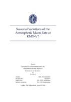 Seasonal Variations of the Atmospheric Muon Rate at KM3NeT