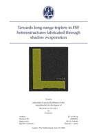 Towards long-range triplets in FSF heterostructures fabricated through shadow evaporation