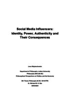 Social Media Influencers: Identity, Power, Authenticity and Their Consequences