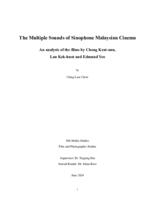 The Multiple Sounds of Sinophone Malaysian Cinema