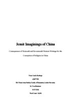 Jesuit Imaginings of China