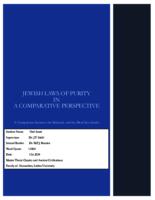 Jewish Laws of Purity in a Comparative Perspective: A Comparison between the Mishnah and the Dead Sea Scrolls