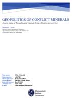 Geopolitics of Conflict Minerals