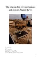 The relationship between humans and dogs in Ancient Egypt