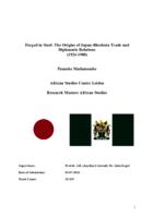 Forged In Steel: The Origins of Japan-Rhodesia Trade and Diplomatic Relations (1924-1980)