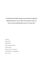 The Development of Feminist Thought towards Increasing Complexity in Ella Hepworth Dixon’s Story of a Modern Woman, Doris Lessing’s The Golden Notebook and Bernardine Evaristo’s Girl, Woman, Other.