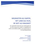 Migranten als water, het land als huis, de wet als magneet