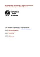 One step forward – two steps back? An analysis of civil society participation in the Guyanese FLEGT VPA process