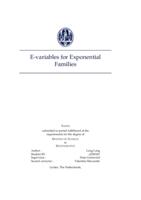 E-variables for Exponential Families