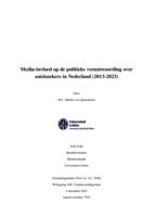 Media-invloed op de politieke verantwoording over asielzoekers in Nederland (2013-2023)