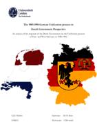 The 1989-1990 German Unification process in Dutch Government Perspective